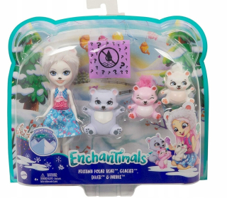 ENCHANTIMALS - ENCH Rodinné polárne medvedíky