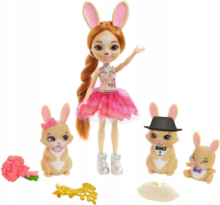 Brystal Bunny a králičia rodina - Royal Family - Enchantimals - GJX43 GYJ08