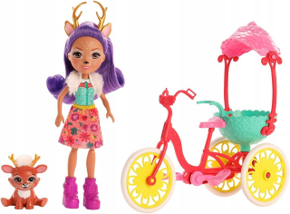 Danessa Deer & Sprint - Priatelia na bicykli - Enchantimals - FJH11 GJX30