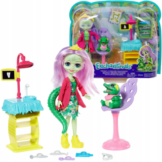 ENCHANTIMALS - ENCHANTIMALS DEVETRISTIKA DOLLY ALIGÁTOR PRÍSLUŠENSTVO