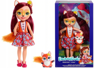 ENCHANTIMALS - Enchantimals Veľká bábika a pet FRH51 LISEK
