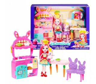 ENCHANTIMALS - ENCHANTIMALY FRH47 WESOŁA Kuchyňa Kuchyňa + králik