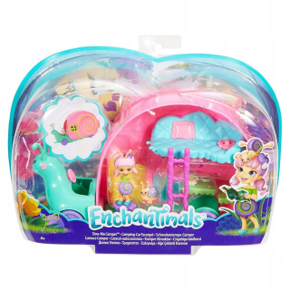 Enchantimals GCT42 Snail Camper kvitnúca záhrada