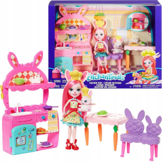 ENCHANTIMALS - Enchantimals Kitchen Bree Bunny Doll Pet