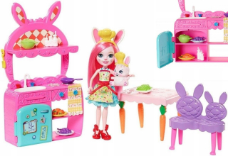 ENCHANTIMALS - Enchantimals Kitchen Doll Rabbit Bree Bunny Frh47