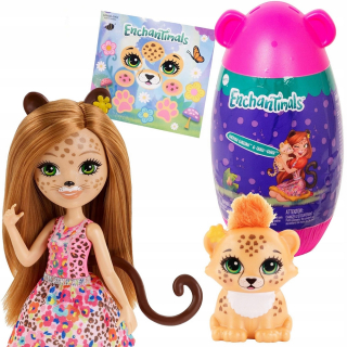 ENCHANTIMALS - ENCHANTIMALS DOLLY CHEATISH FIGURING Domáce zvieratá