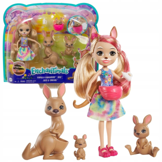 ENCHANTIMALS - Enchantimals Doll Kamilla + Zvieratá Kangaroo