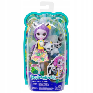 Enchantimals - enchantimaly larisa lemur + pet GFN44