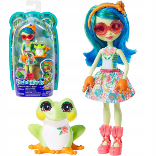 ENCHANTIMALS Bábika Tamika Tree Frog & Burst