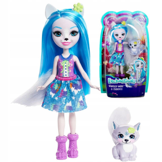 Enchantimals Doll Wolf Pet Trooper FRH40