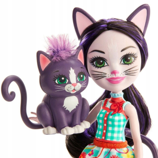 ENCHANTIMALS - Enchantimals Doll z rozprávkovej mačky Cat CIE CLIMBER