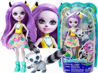 Enchantimals bábika so zvieratkami lemur GFN44
