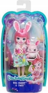 ENCHANTIMALS - Enchantimals Doll + Zvieratá Bree Bunny DVH88
