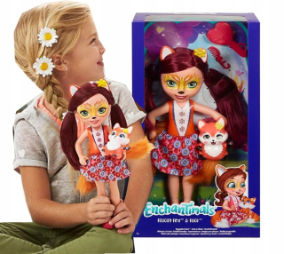 ENCHANTIMALS - ENCHANTIMALS DOLL + PET FRH53 BIG 31CM