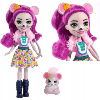 ENCHANTIMALS - Enchantimals Doll + Pet Myš FXM76