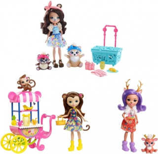 ENCHANTIMALS - Enchantimals Dolls 15cm Picnic Park Merit Bren Dan