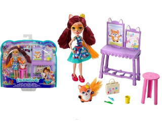 ENCHANTIMALS - ENCHANTIMALY DOLLY FELICITY LABY FOX A FLOK