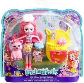 ENCHANTIMALS - Enchantimals Bake Majster bábika a prasa FJJ28