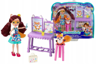 ENCHANTIMALS - Enchantimals maľba lakovanka bábika domáce zviera