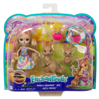 ENCHANTIMALS - Enchantimals Rodinná bábika Kamilla Kangurki GTM31