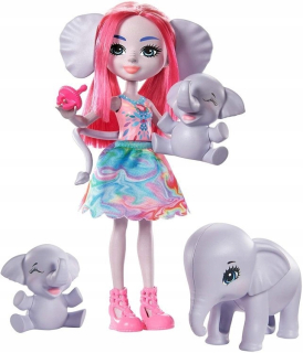 Rodina Esmeralda Slon a slony GTM30 Enchantimals Mattel
