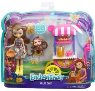 ENCHANTIMALS - ENCHANTIMALS TROLLEY S FRUITS + ZVIERATY + FCG93 BOLIKU