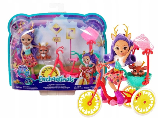 Enchantimals - enchantimaly danesa dear bike set pre dva