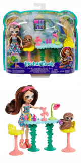 ENCHANTIMALS - Enchantimals Sada Sela Slooth + Leniwiec bábika