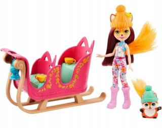 ENCHANTIMALS - Enchantimals sady s obrázkom zimného sania