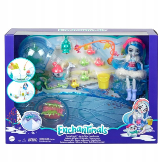ENCHANTIMALS - Enchantimals Zimné rybárske bábiky a utesnenie GJX48