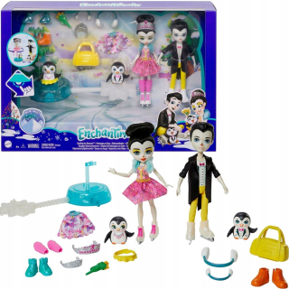 ENCHANTIMALS - Enchantimils zimné tancovanie na ľade bábiky korčule