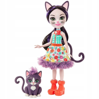 ENCHANTIMALS - Enchantimals: Cata Doll Cat and Animal GJX40