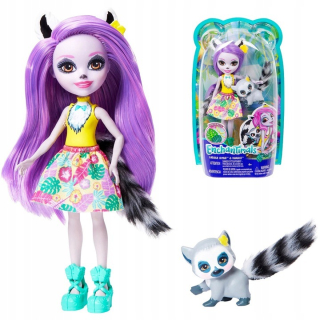 ENCHANTIMALS - Enchantimals Larissa a Lemur bábika