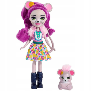 ENCHANTIMALS - Enchantimals Doll Mayla Mouse + PET FXM76
