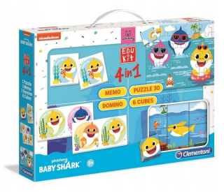 Edukit 4in1 Baby Shark Clementoni