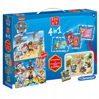 PAW Patrol - Edukit 4in1: Puzzle a hry: PSI PATROL (18097)