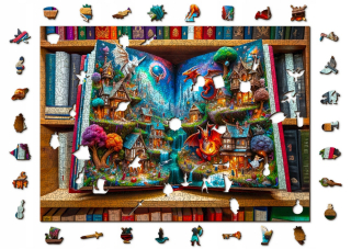 Začarované rozprávky 1000 dielikov Wooden.City Puzzle