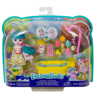 Enchantimals - enchantimaly splaska splathy rozhnutý mattel bath