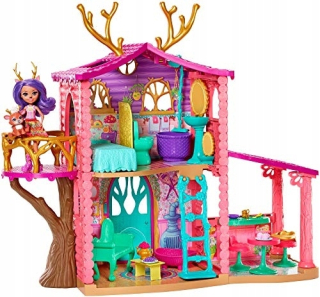 ENCHANTIMALS - ENCHANTIMALY Útulný Deer House Playset Danesa jeleň