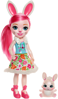 Enchantimals Veľká bábika Bree + zajačik FRH52