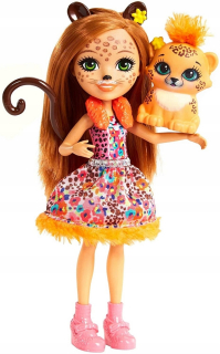 ENCHANTIMALS - Enchantimals Fjj20 Cherish Cheetah bábika