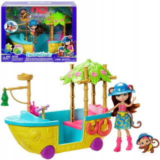 ENCHANTIMALS - Enchantimals Doll Tropical Monkey Boat Mattel