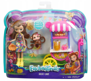 ENCHANTIMALS - Enchantimals Doll FJH11 ovocný vozík
