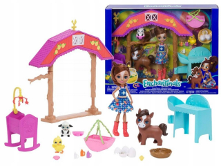 ENCHANTIMALS - Enchantimals bábika škôlka na GJX23 Farm Haydie