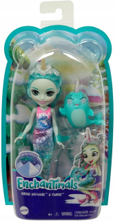 ENCHANTIMALS - Enchantimals Doll Pet Naddie Narwal GJX41