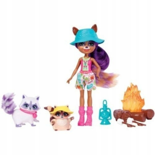 ENCHANTIMALS - ENCHANTIMALS DOLLY BIGH CAMPFIRE Nastaviť raccoon