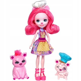 ENCHANTIMALS - Enchantimals bábika veľká sada prasiatko prasiatko