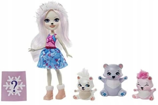 ENCHANTIMALS - Enchantimals bábika Veľký zimný set polárny medvedík