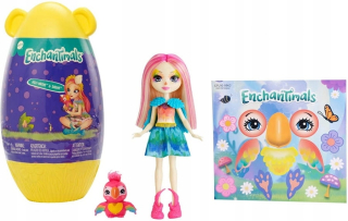 ENCHANTIMALS - Enchantimals bábika prekvapenie žltá GPL94 GPL95