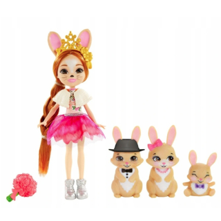ENCHANTIMALS - Enchantimals Doll + Bunny Family